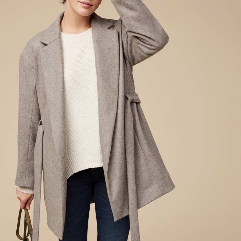 Hyacinth Recycled Wool Cashmere Coat